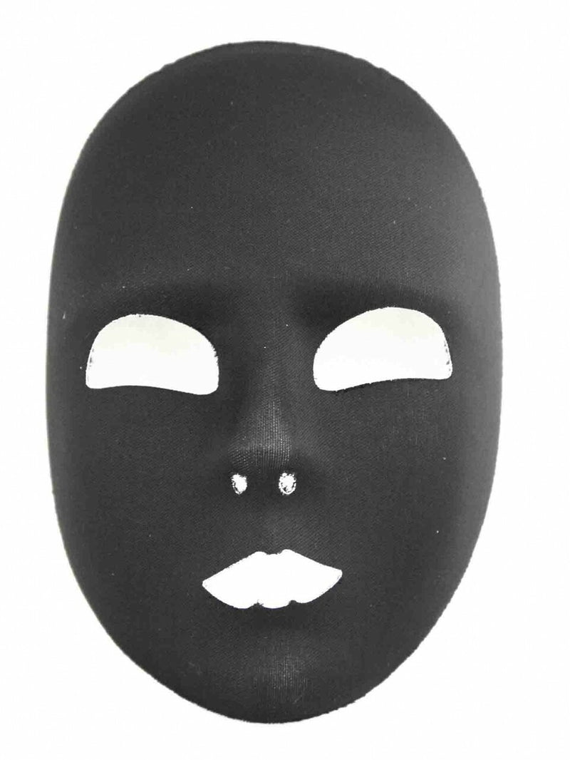 1/2 Mask-Full Face Black, White